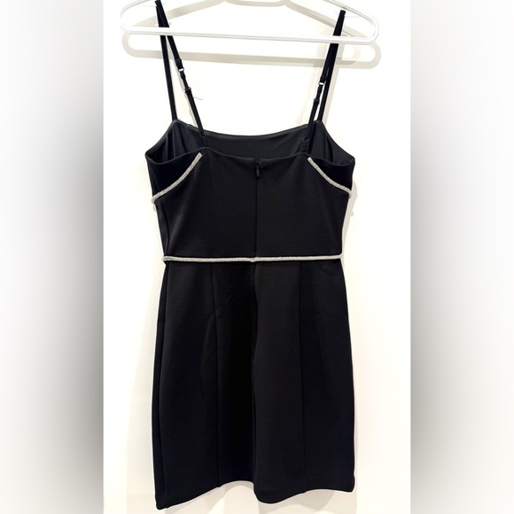 Guess Chic Black Dress with Silver Accents - Picture 9 of 10